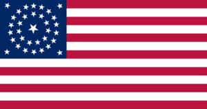 Flag of the United States (1861-1863).svg