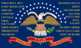 Ceremonial flag of the Utah Volunteers