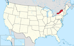 Location of Iroquois Confederacy